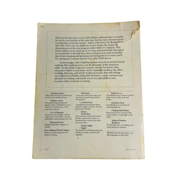 Julia Child‎ Cookbooks: The Way To Cook & Company Vintage 1989 Hardcover Set - Picture 13 of 13